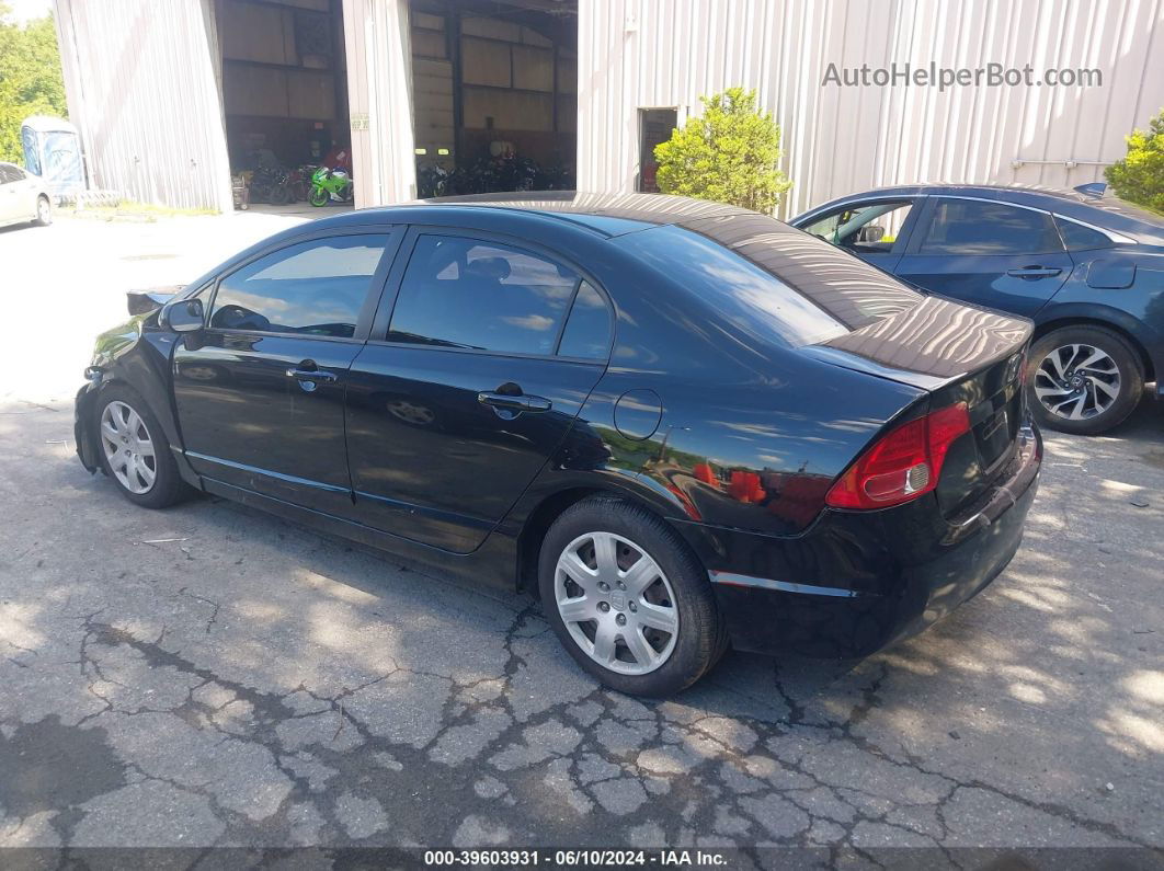 2008 Honda Civic Lx Black vin: 2HGFA16598H346881