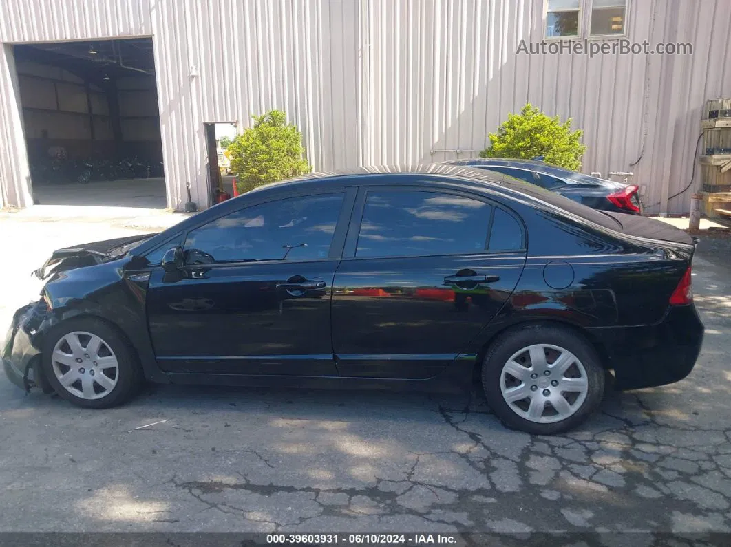 2008 Honda Civic Lx Black vin: 2HGFA16598H346881