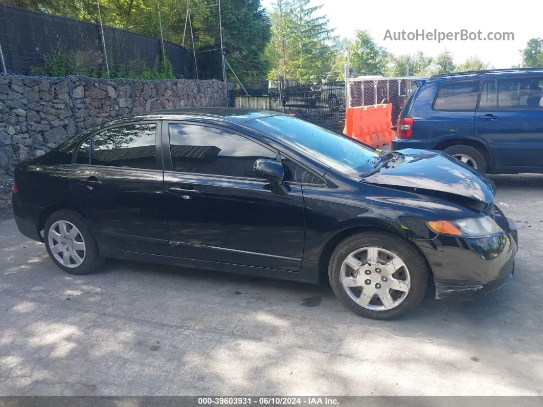 2008 Honda Civic Lx Black vin: 2HGFA16598H346881