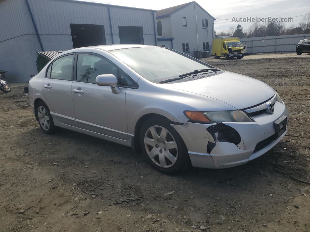 2008 Honda Civic Lx Silver vin: 2HGFA16598H347559