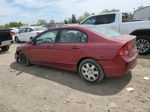 2008 Honda Civic Lx Red vin: 2HGFA16598H529150