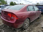 2008 Honda Civic Lx Red vin: 2HGFA16598H529150