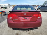 2008 Honda Civic Lx Burgundy vin: 2HGFA16598H533991