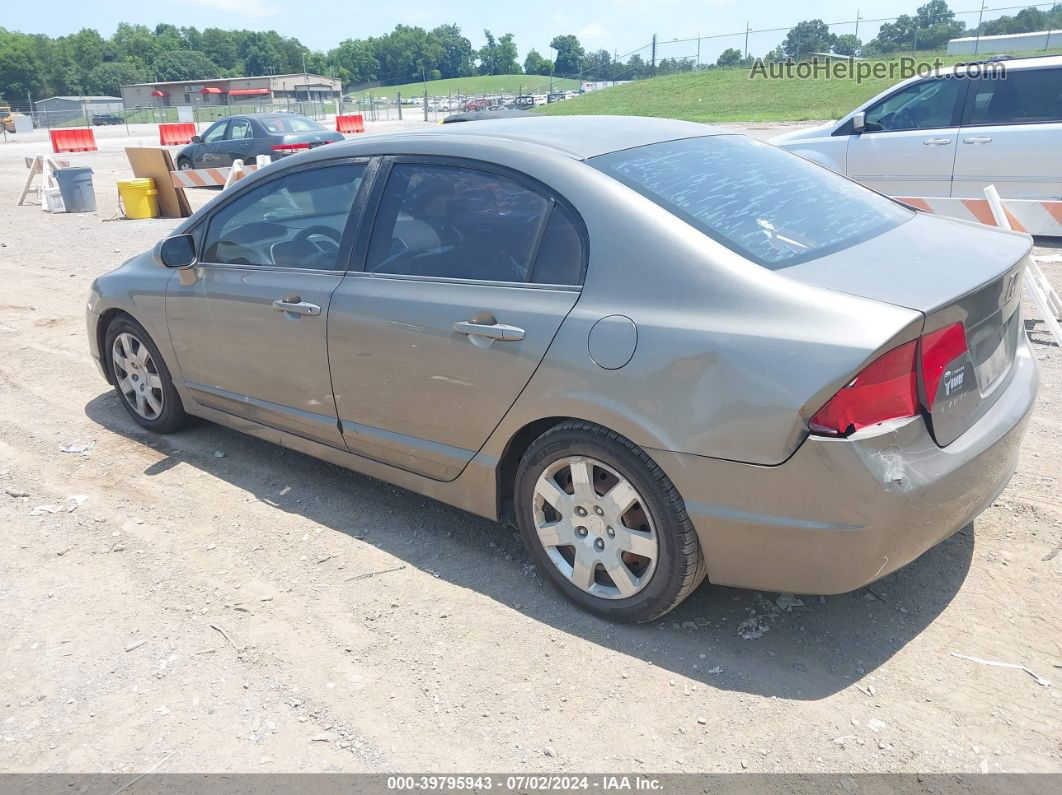 2008 Honda Civic Lx Gray vin: 2HGFA165X8H316093