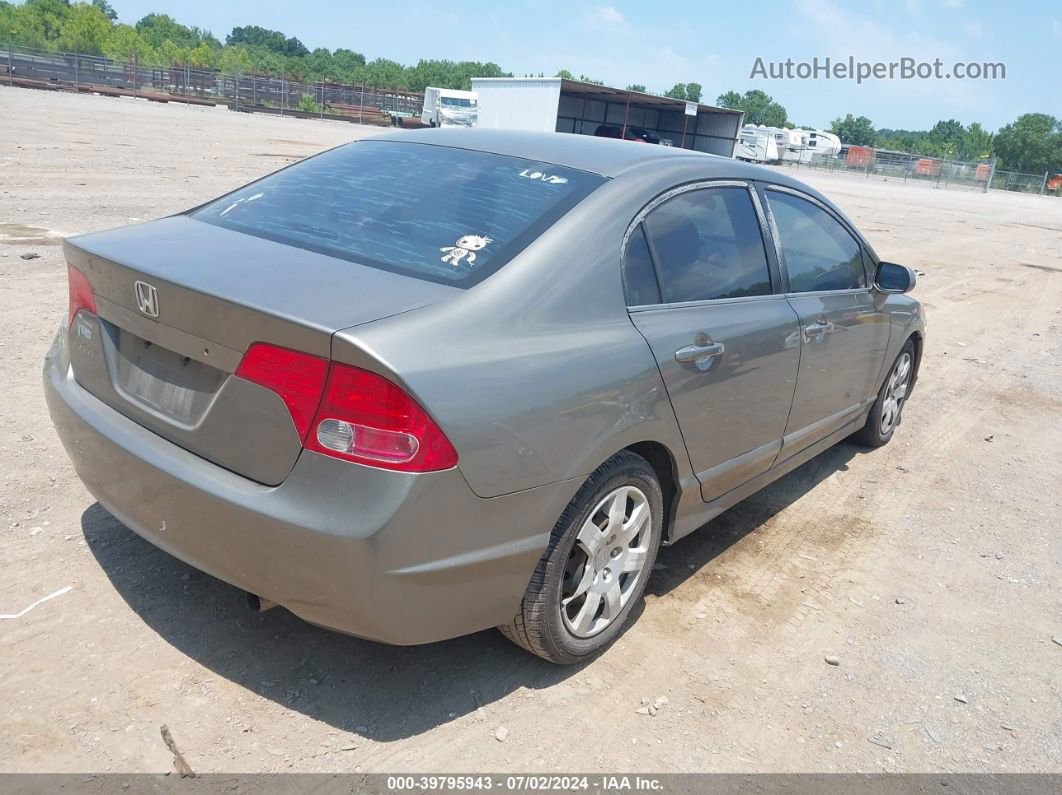 2008 Honda Civic Lx Gray vin: 2HGFA165X8H316093