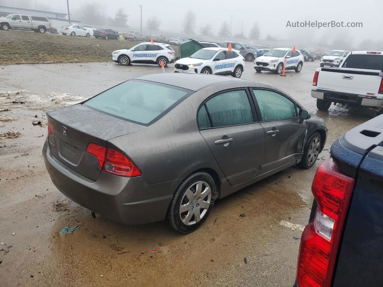 2008 Honda Civic Lx Желто-коричневый vin: 2HGFA165X8H319611