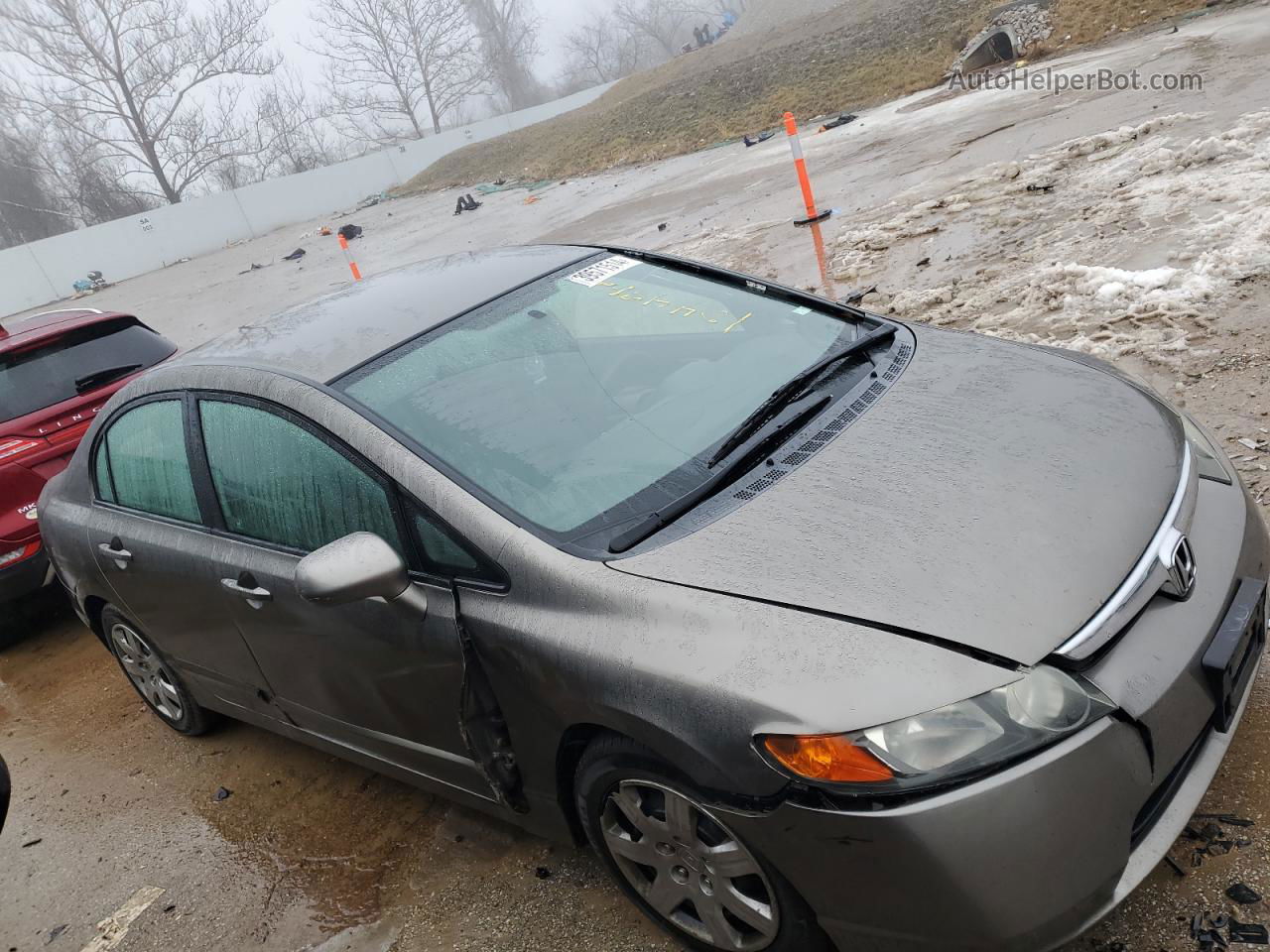 2008 Honda Civic Lx Tan vin: 2HGFA165X8H319611