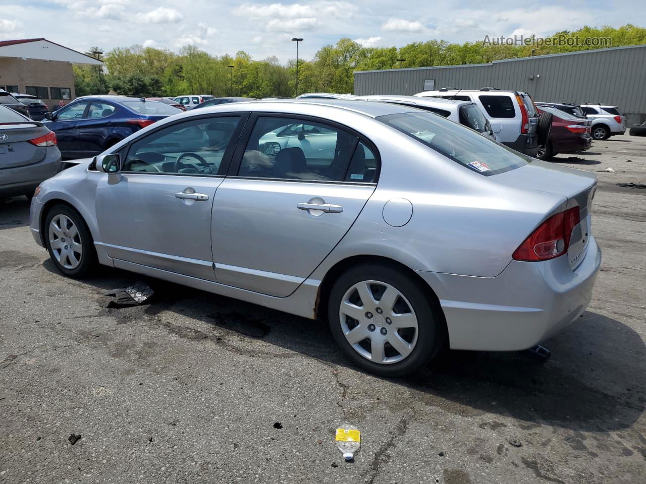 2008 Honda Civic Lx Silver vin: 2HGFA165X8H321536