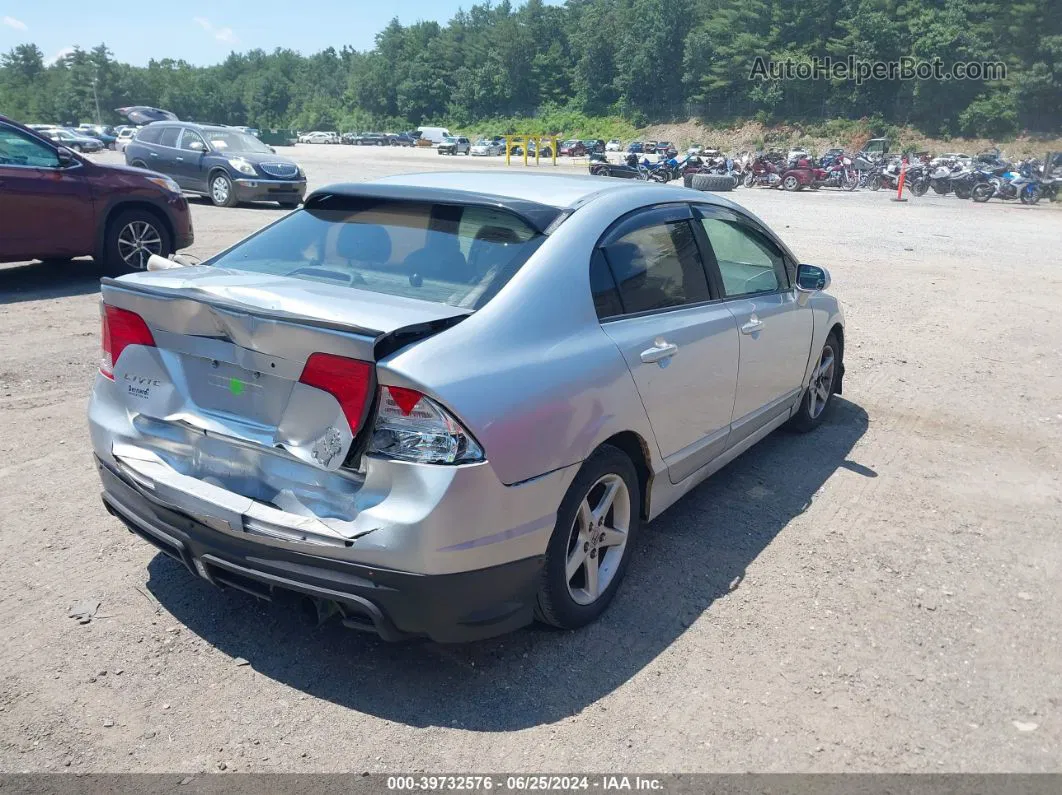 2008 Honda Civic Lx Silver vin: 2HGFA165X8H347490