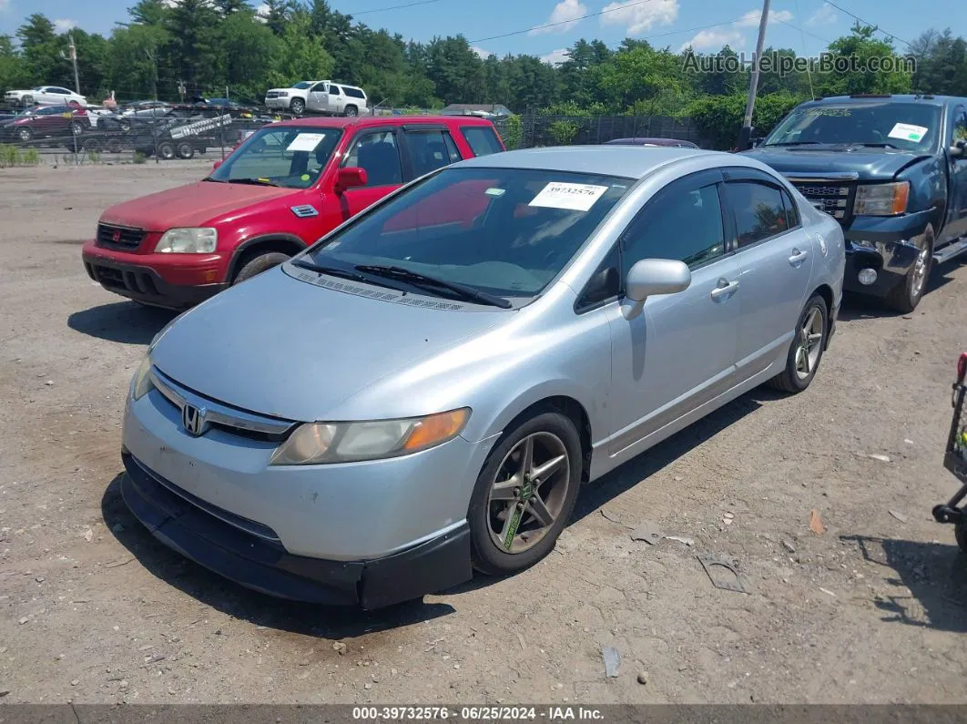 2008 Honda Civic Lx Silver vin: 2HGFA165X8H347490