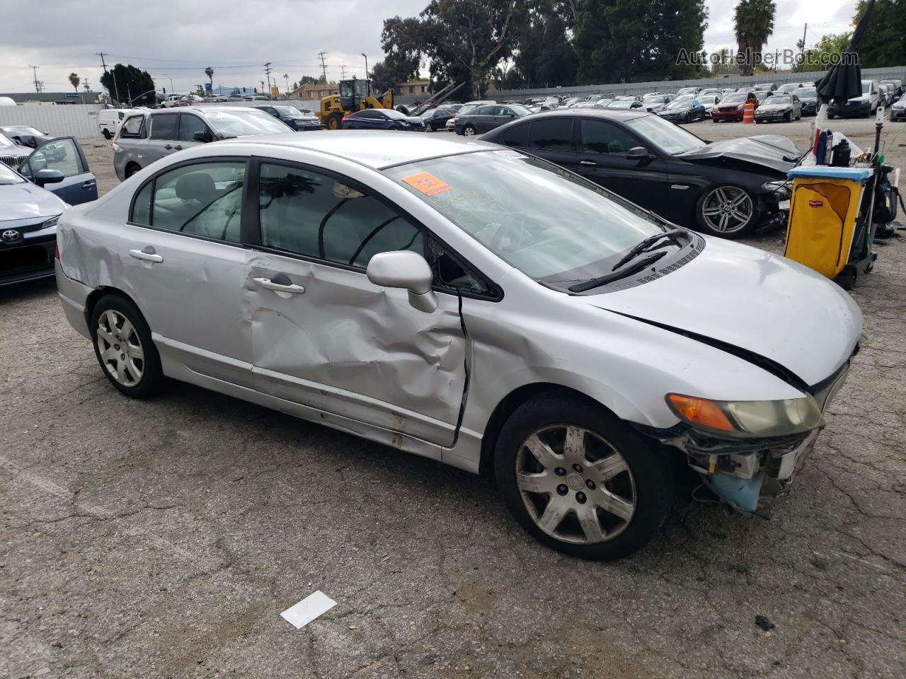 2008 Honda Civic Lx Silver vin: 2HGFA165X8H355816