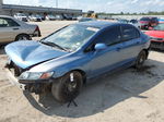 2008 Honda Civic Lx Синий vin: 2HGFA165X8H519632