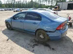 2008 Honda Civic Lx Blue vin: 2HGFA165X8H519632