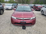 2008 Honda Civic Lx Красный vin: 2HGFA165X8H523647