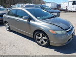 2006 Honda Civic Ex Gray vin: 2HGFA16816H510079