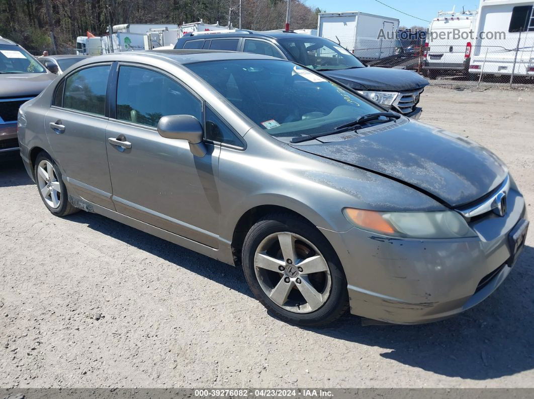 2006 Honda Civic Ex Gray vin: 2HGFA16816H510079