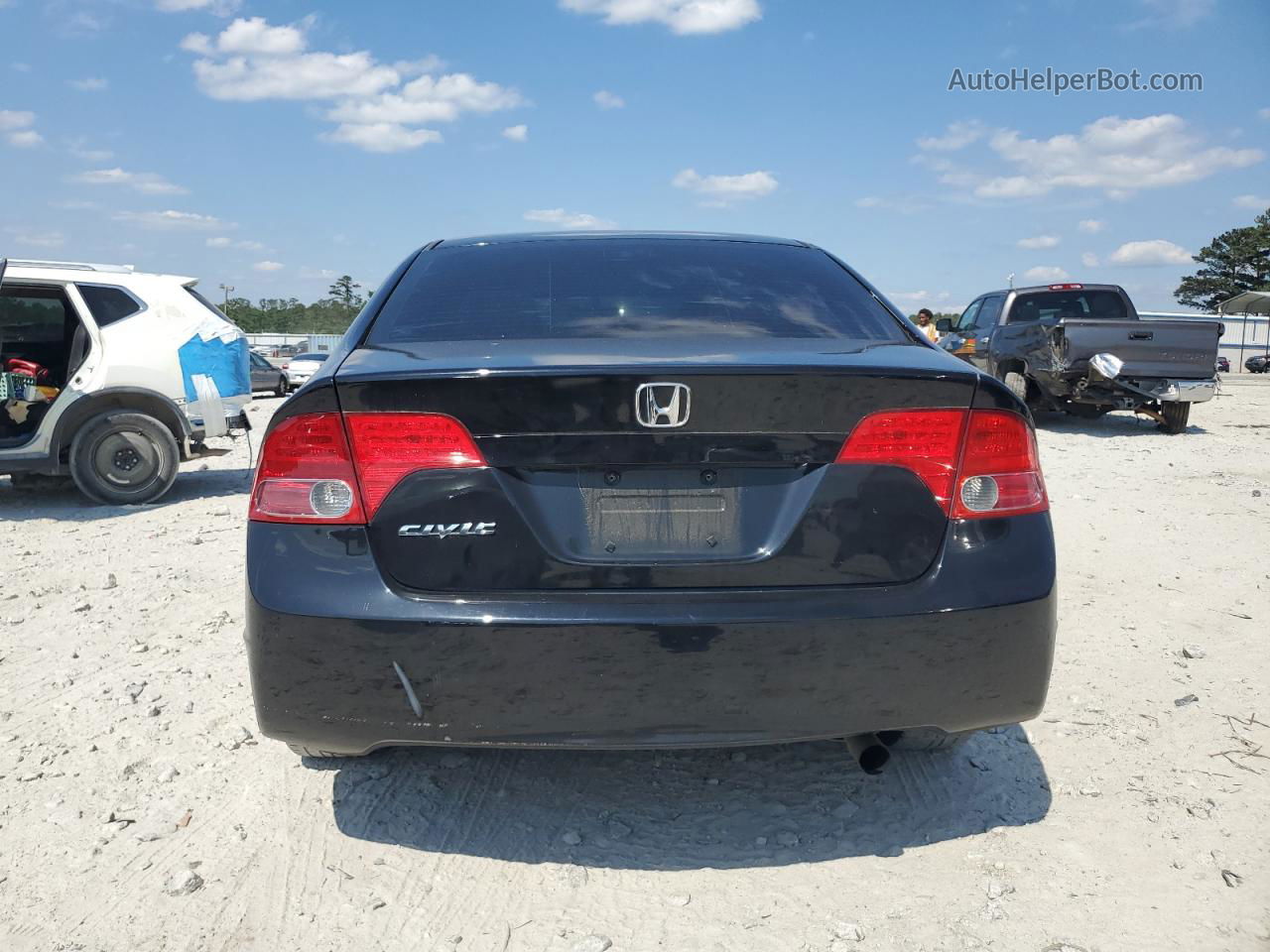 2008 Honda Civic Ex Black vin: 2HGFA16818H527385