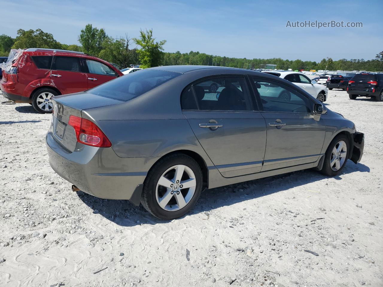 2008 Honda Civic Ex Gray vin: 2HGFA16828H502298