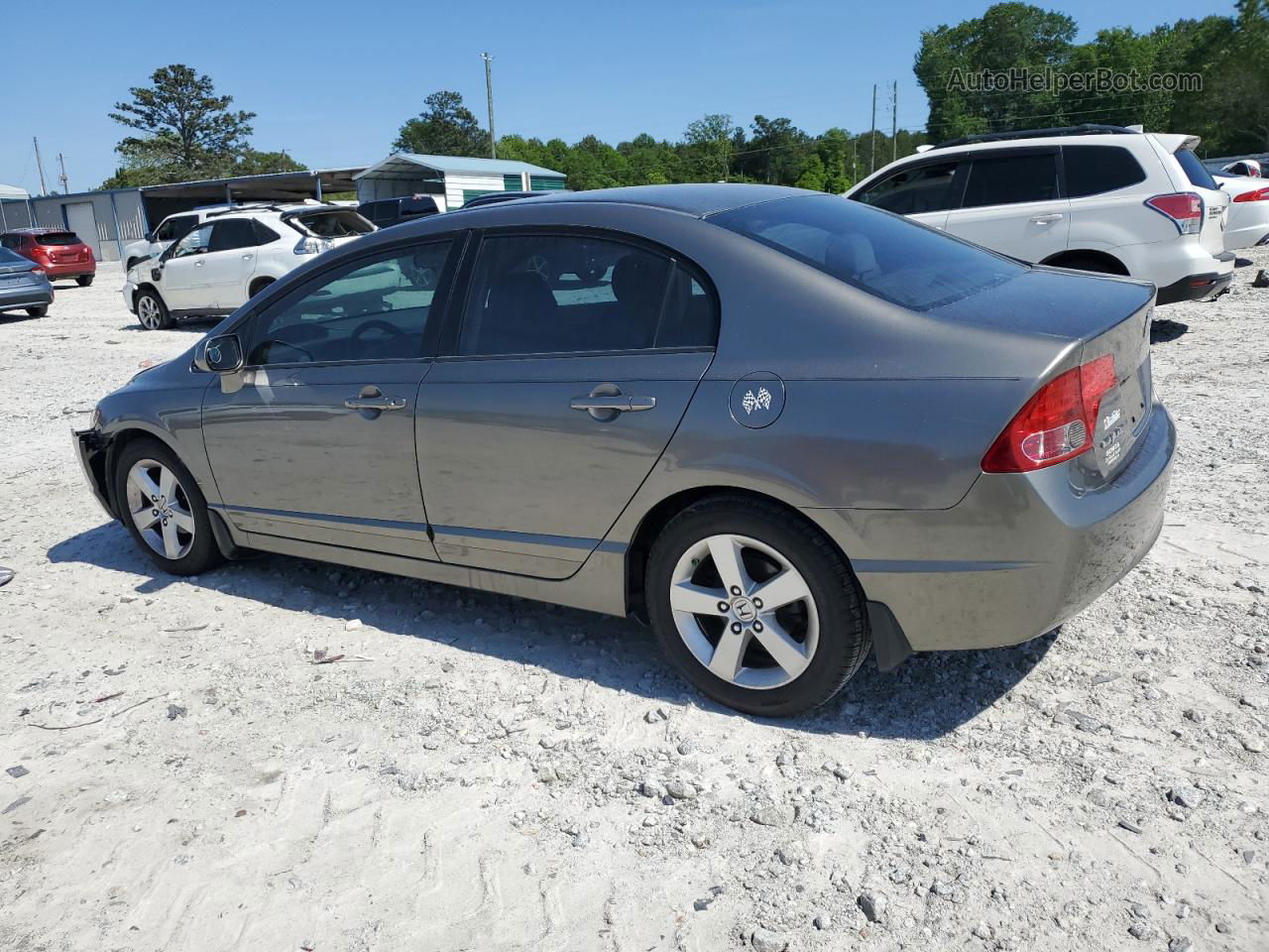 2008 Honda Civic Ex Gray vin: 2HGFA16828H502298