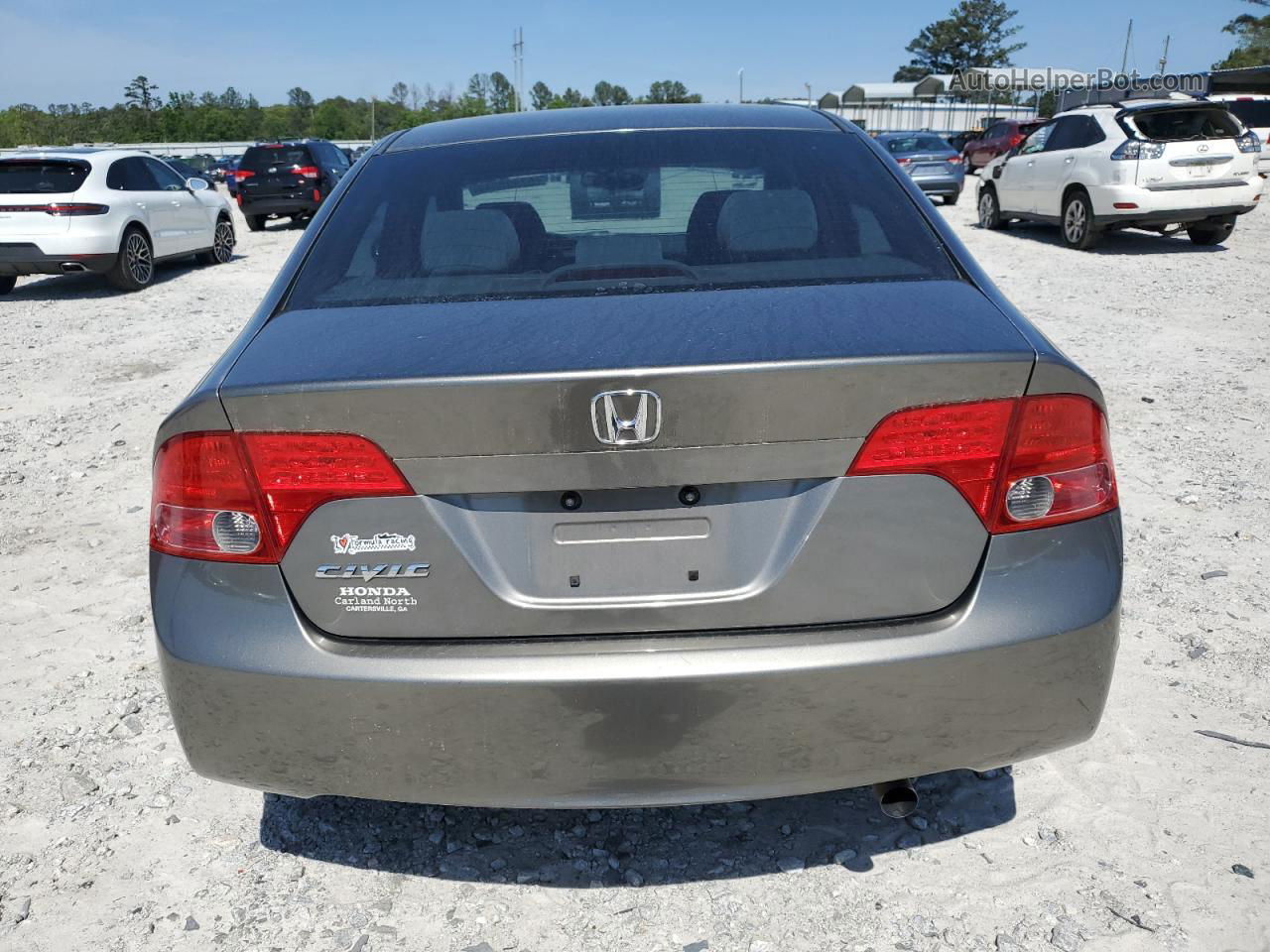 2008 Honda Civic Ex Gray vin: 2HGFA16828H502298