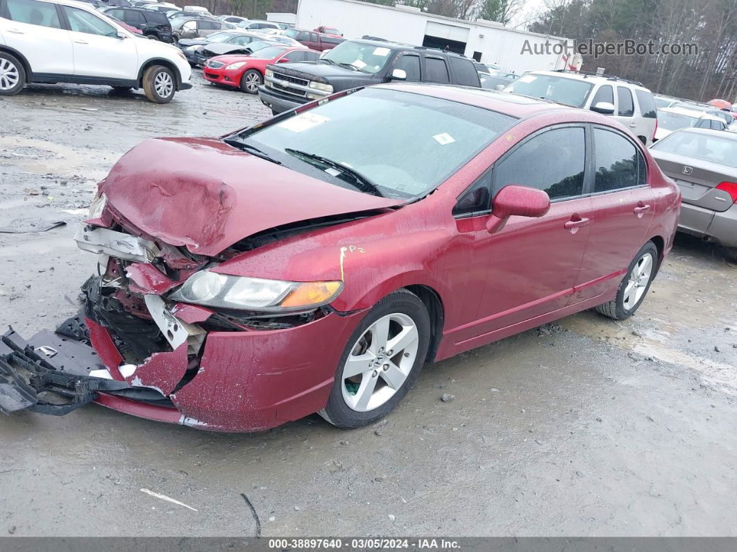 2008 Honda Civic Ex Maroon vin: 2HGFA16828H506514