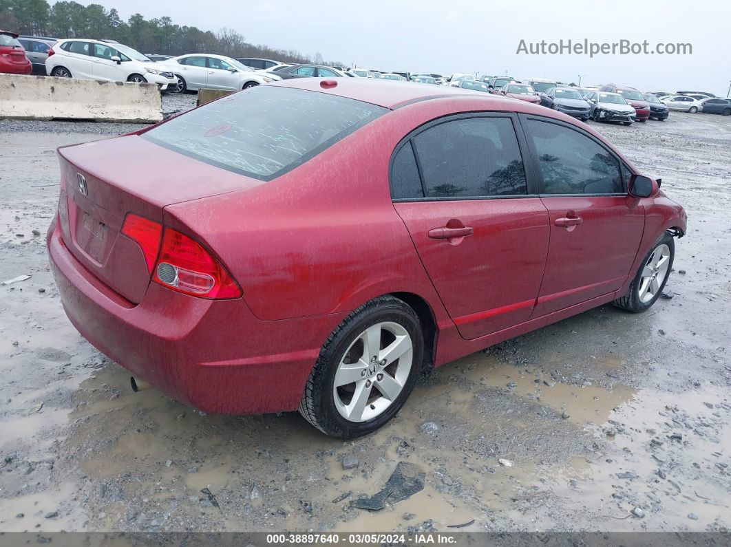 2008 Honda Civic Ex Maroon vin: 2HGFA16828H506514