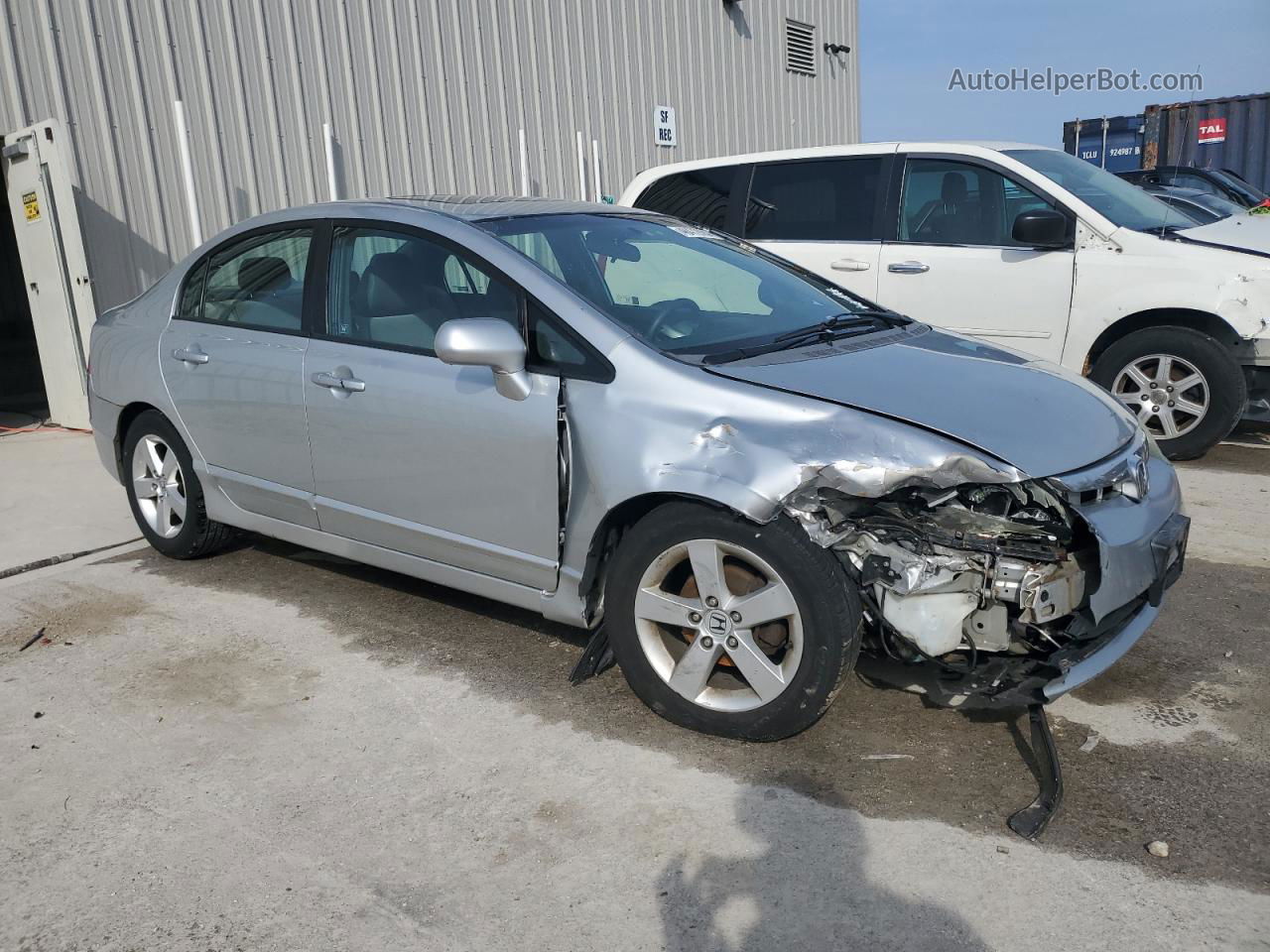 2008 Honda Civic Ex Silver vin: 2HGFA16838H306113