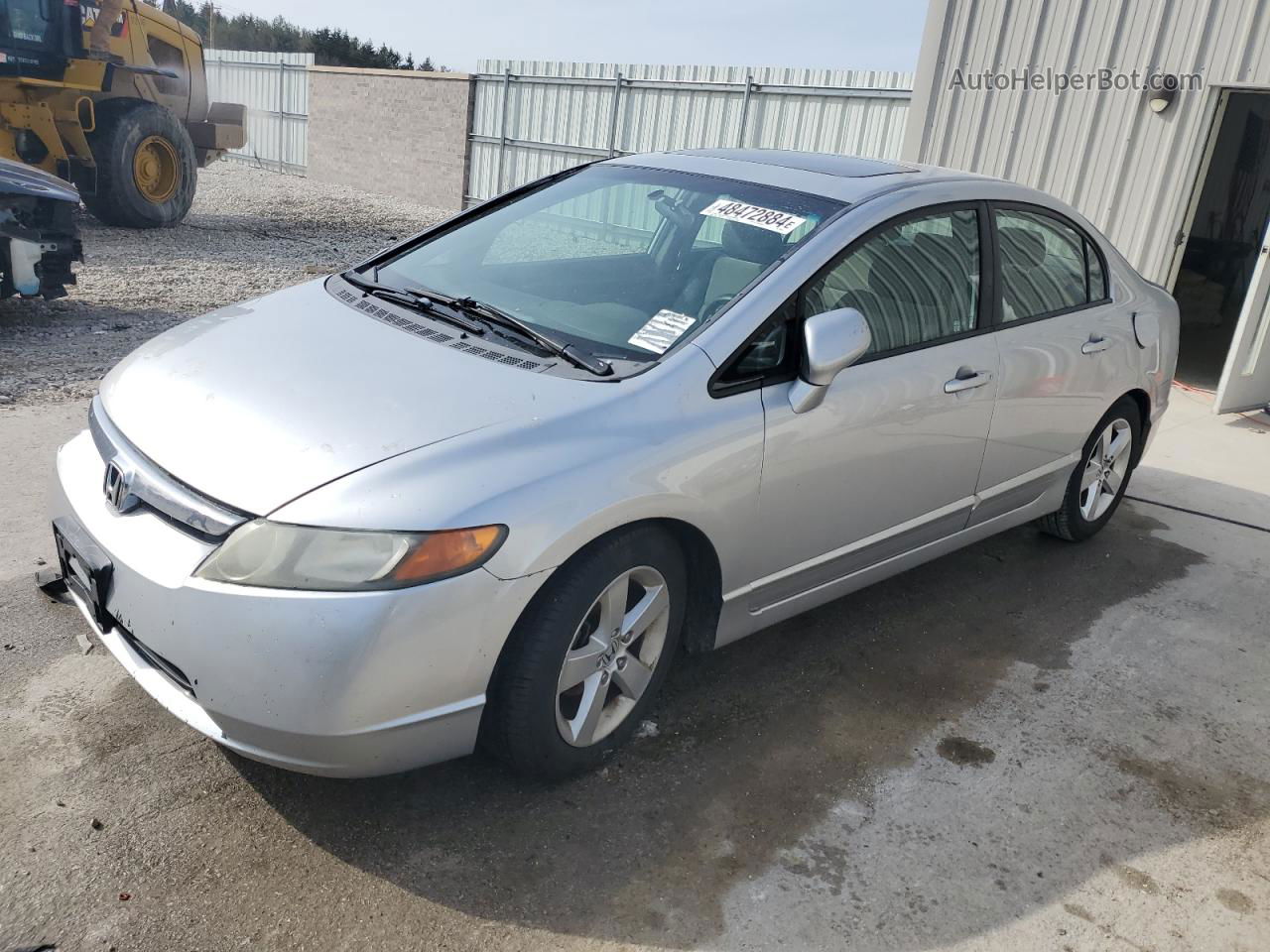 2008 Honda Civic Ex Silver vin: 2HGFA16838H306113