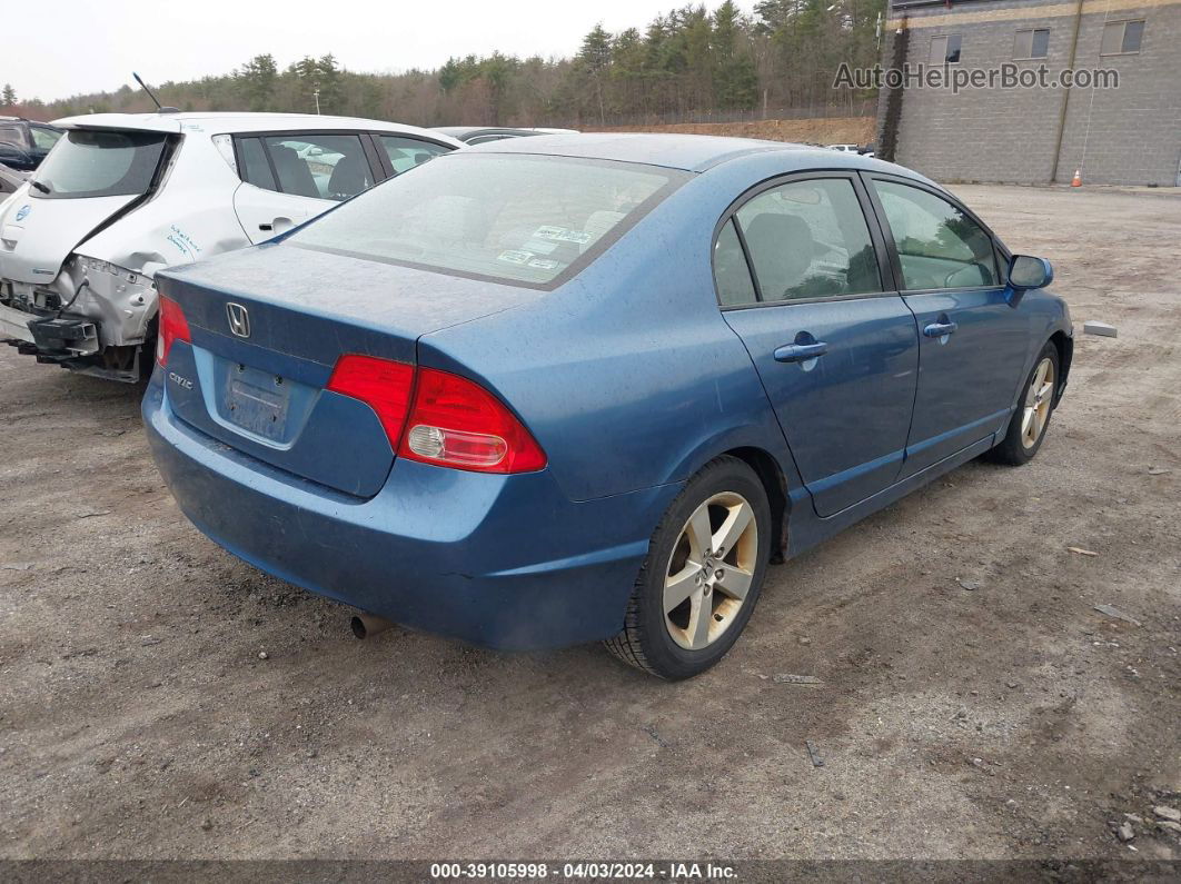 2008 Honda Civic Ex Blue vin: 2HGFA16838H513424