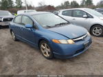 2008 Honda Civic Ex Blue vin: 2HGFA16838H513424