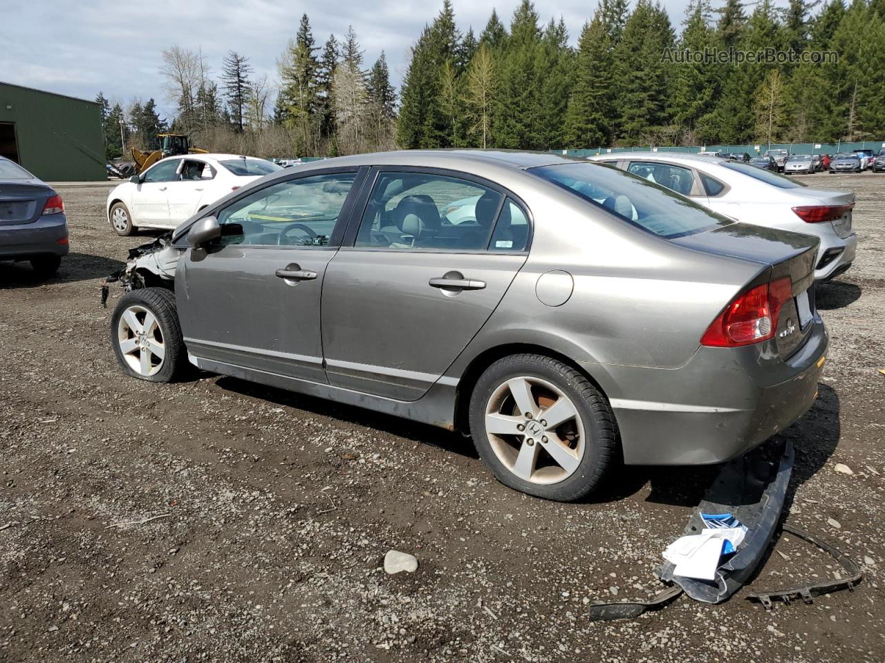 2008 Honda Civic Ex Gray vin: 2HGFA16848H300689