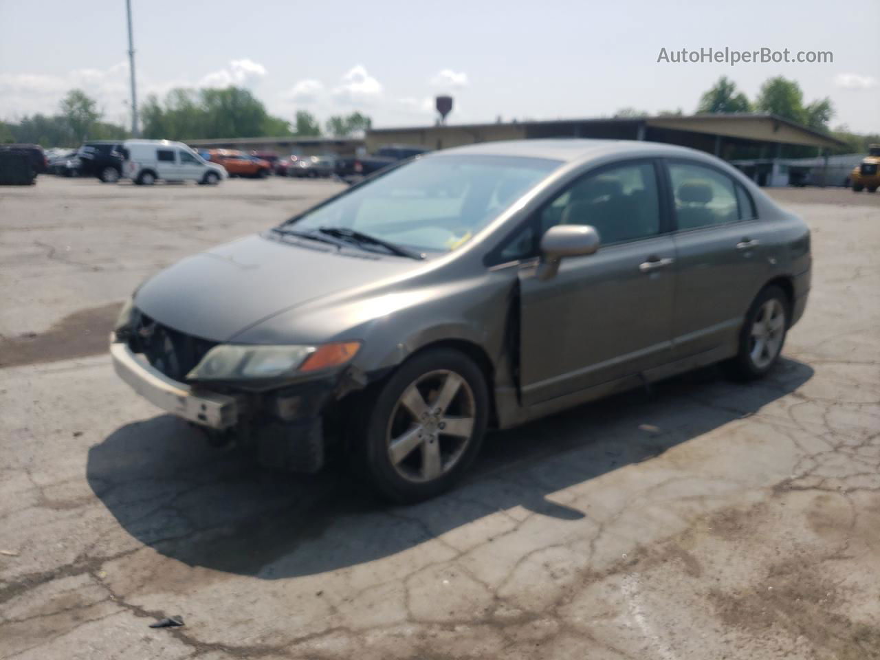 2008 Honda Civic Ex Gray vin: 2HGFA16848H314592