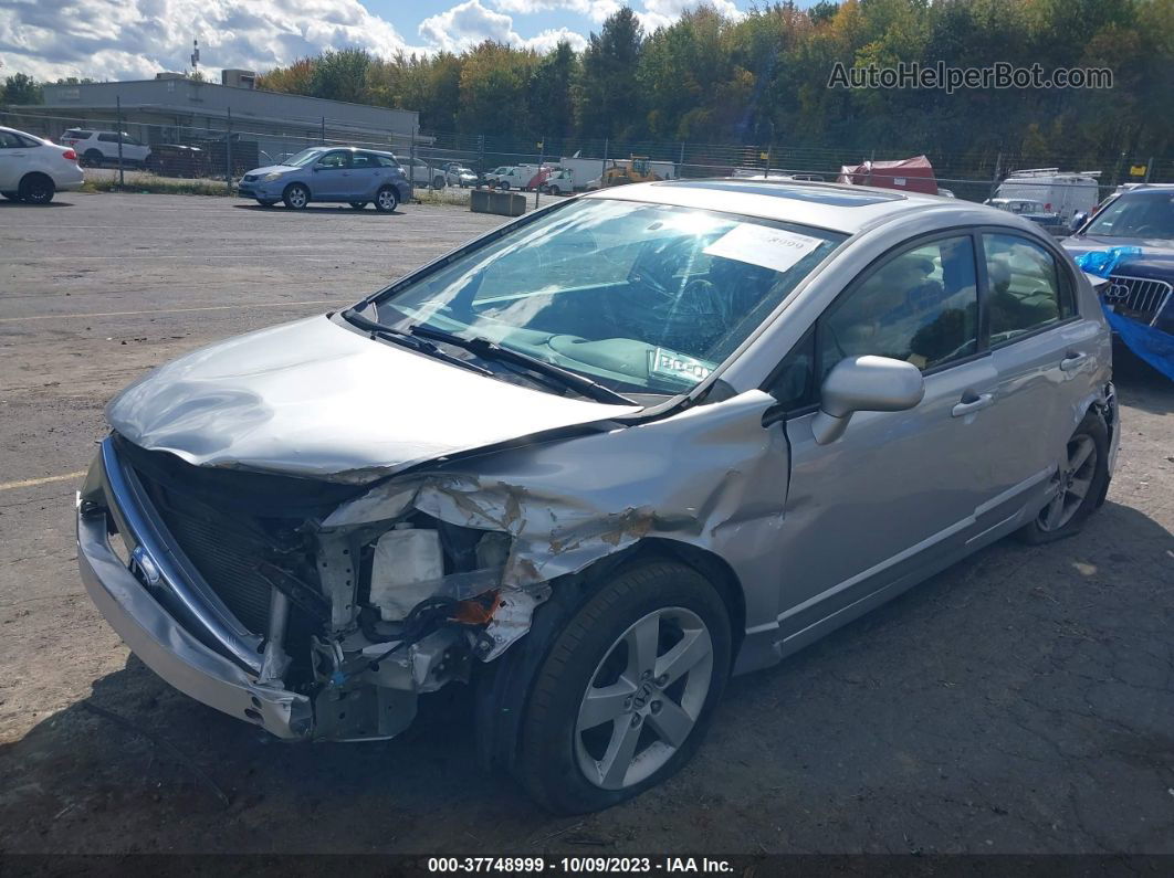 2008 Honda Civic Ex Silver vin: 2HGFA16858H309904