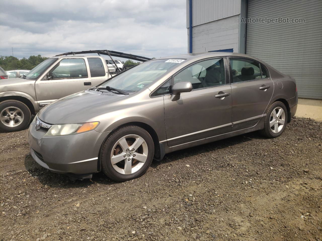 2008 Honda Civic Ex Brown vin: 2HGFA16858H318103