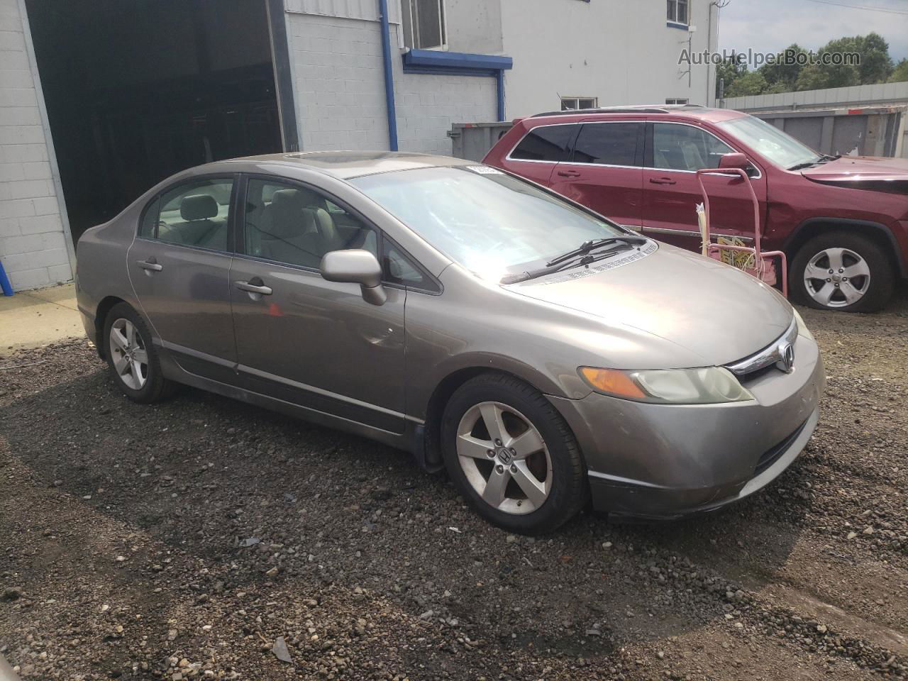 2008 Honda Civic Ex Brown vin: 2HGFA16858H318103