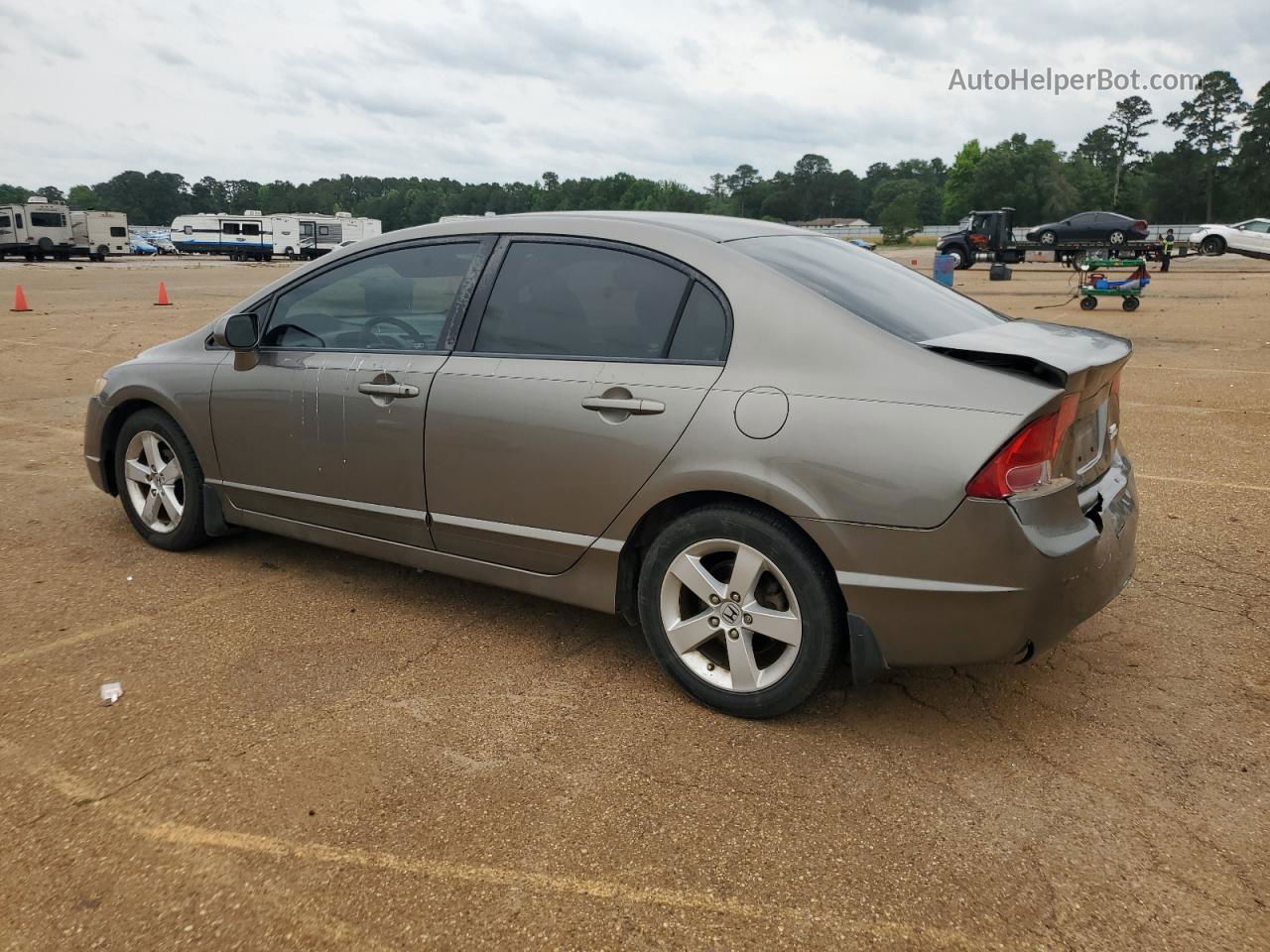 2008 Honda Civic Ex Gray vin: 2HGFA16868H328560