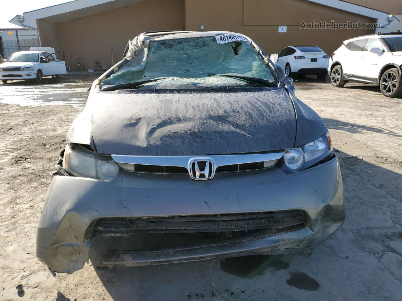 2008 Honda Civic Ex Gray vin: 2HGFA16878H314649