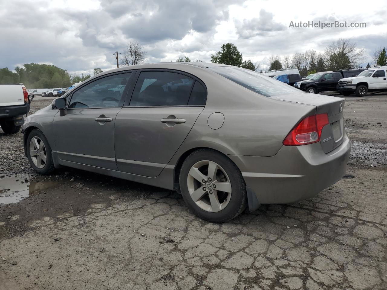 2006 Honda Civic Ex Beige vin: 2HGFA16886H520737