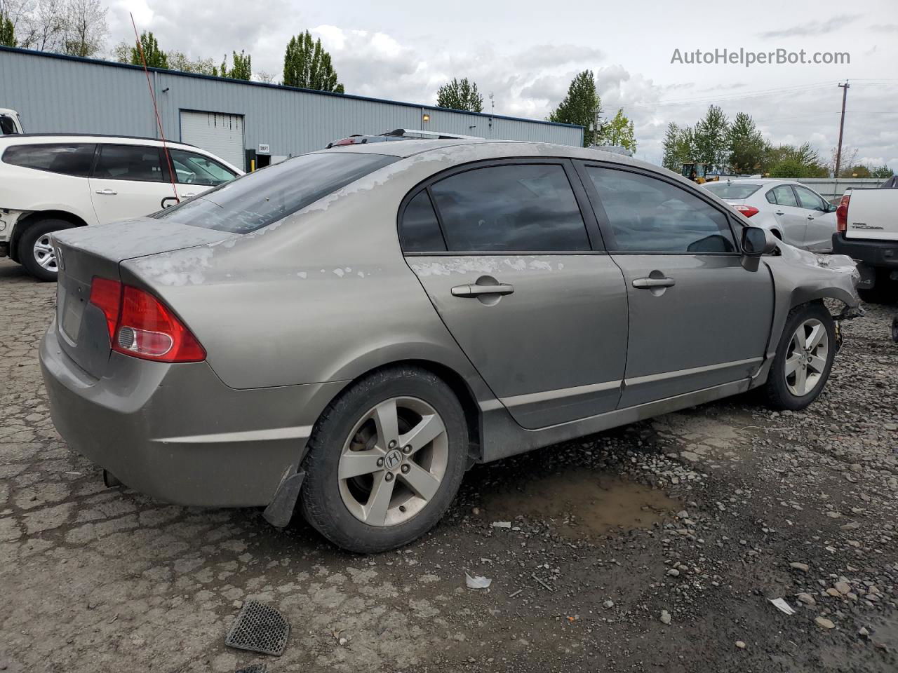 2006 Honda Civic Ex Beige vin: 2HGFA16886H520737