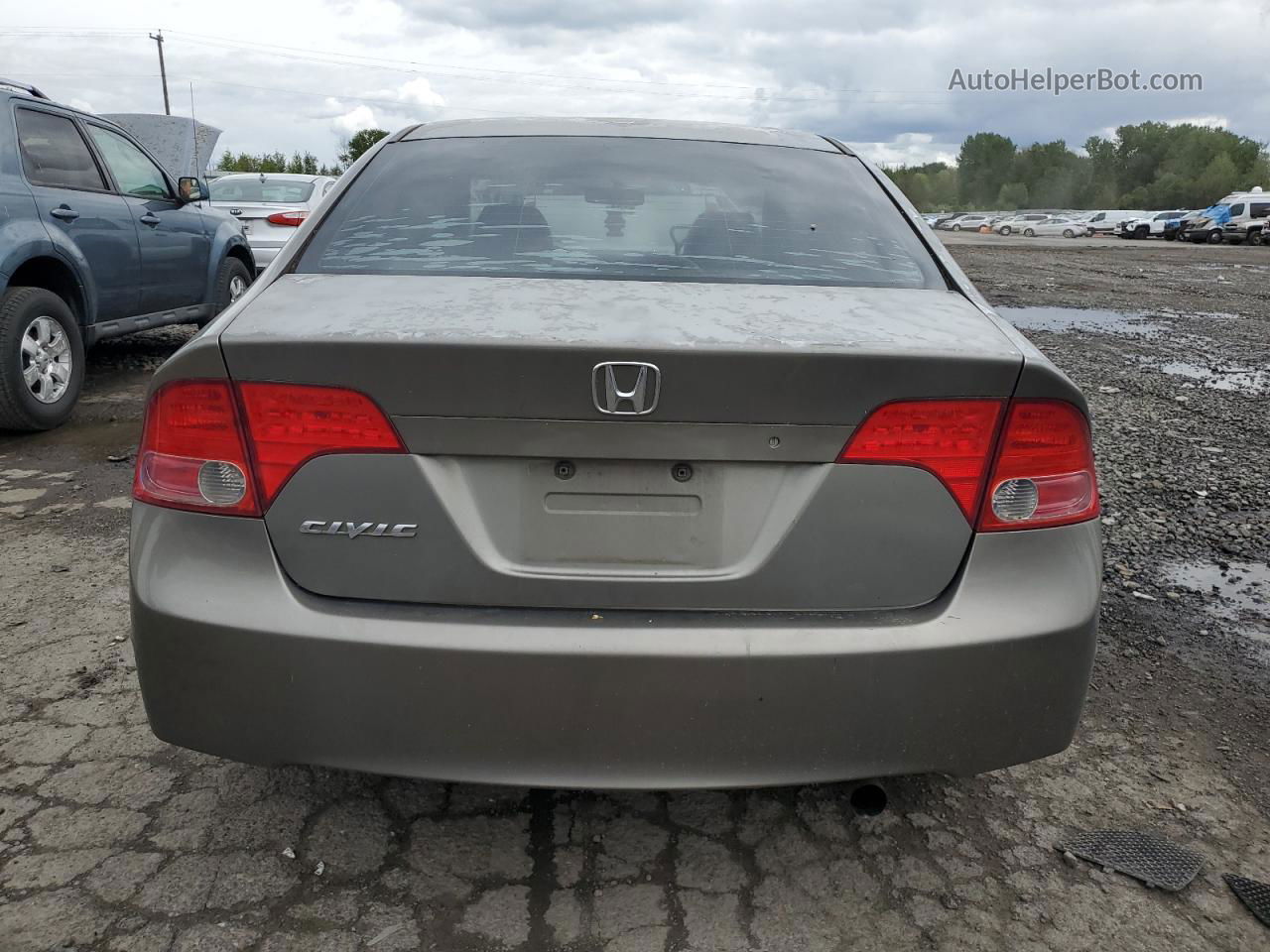 2006 Honda Civic Ex Beige vin: 2HGFA16886H520737