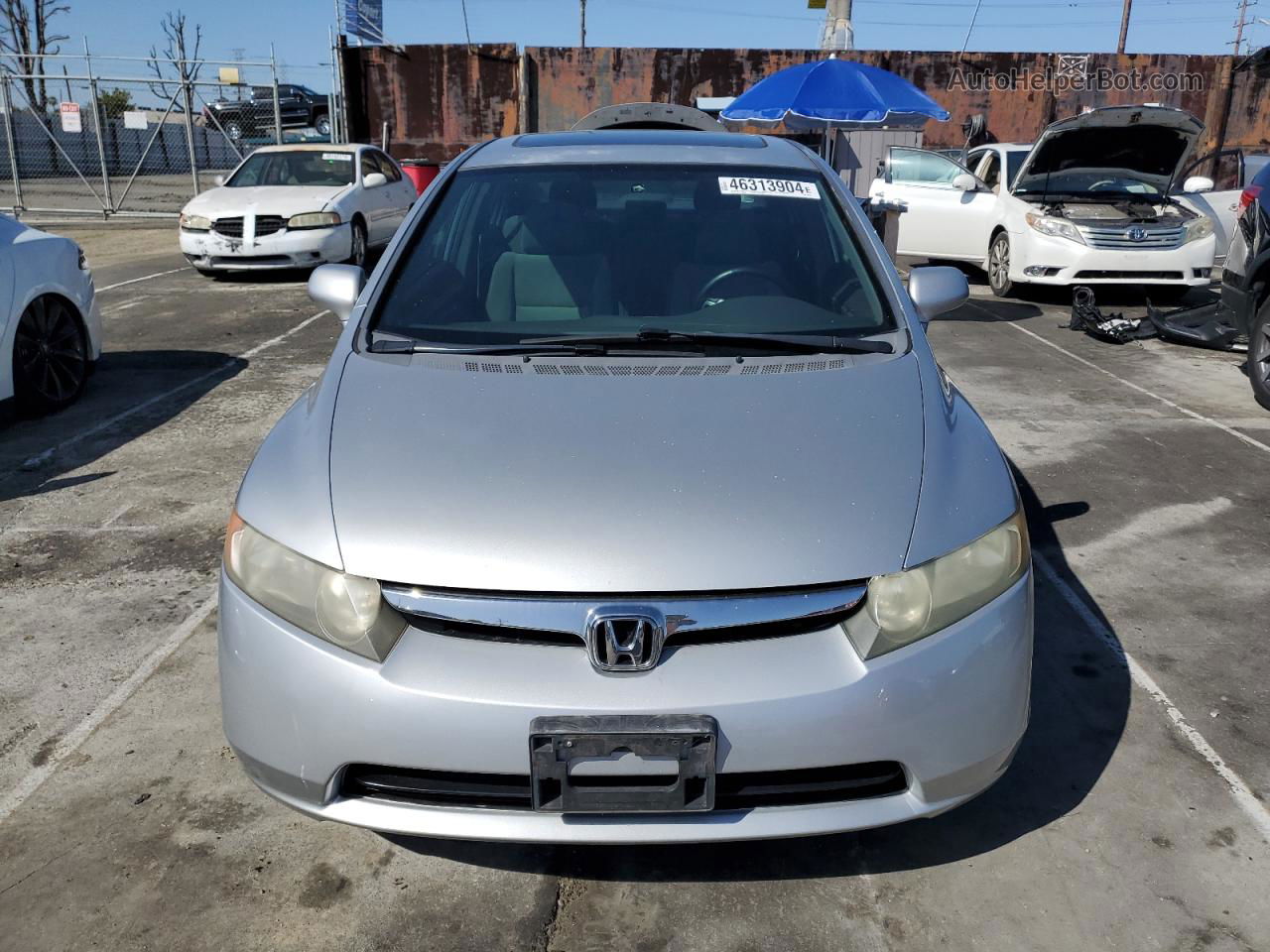 2008 Honda Civic Ex Silver vin: 2HGFA16898H311252