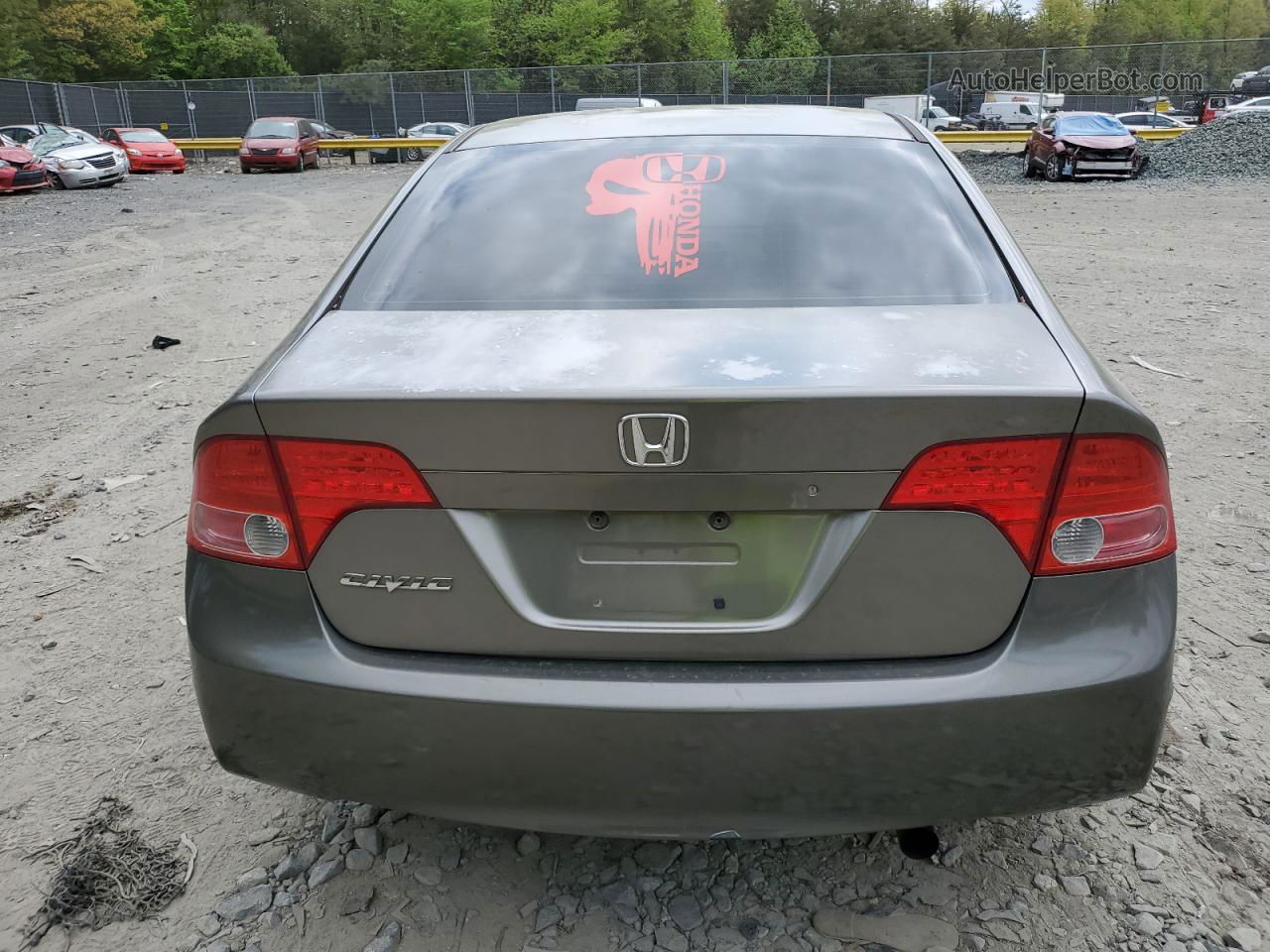 2006 Honda Civic Ex Серый vin: 2HGFA168X6H502109