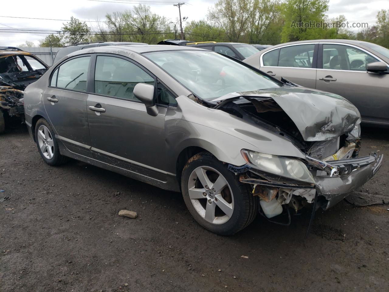 2006 Honda Civic Ex Серый vin: 2HGFA168X6H515779