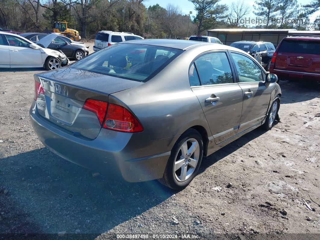 2008 Honda Civic Ex-l Gray vin: 2HGFA16908H332225