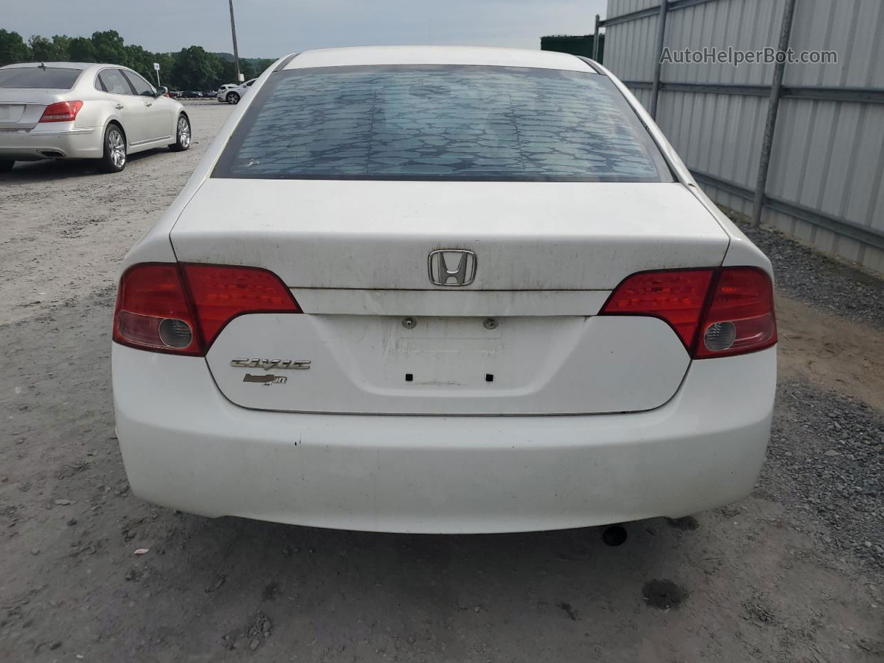 2008 Honda Civic Exl White vin: 2HGFA16918H528349