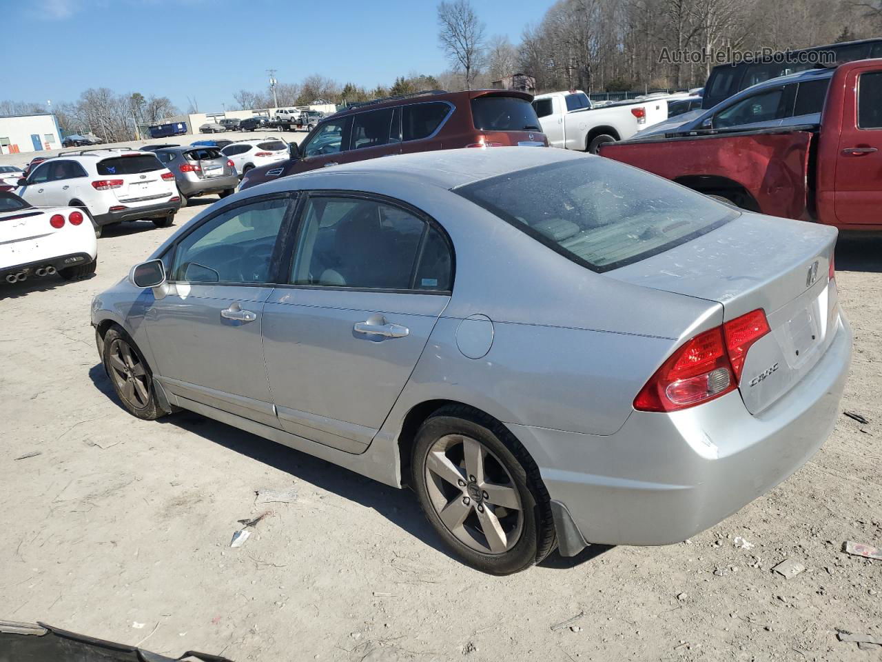 2008 Honda Civic Exl Silver vin: 2HGFA16938H342246