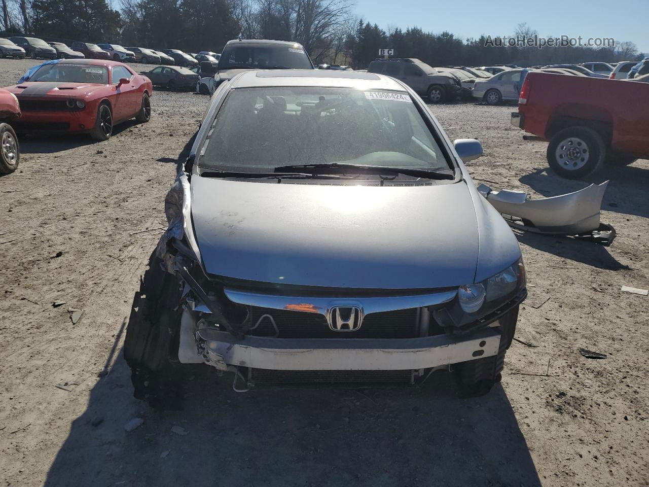 2008 Honda Civic Exl Silver vin: 2HGFA16938H342246