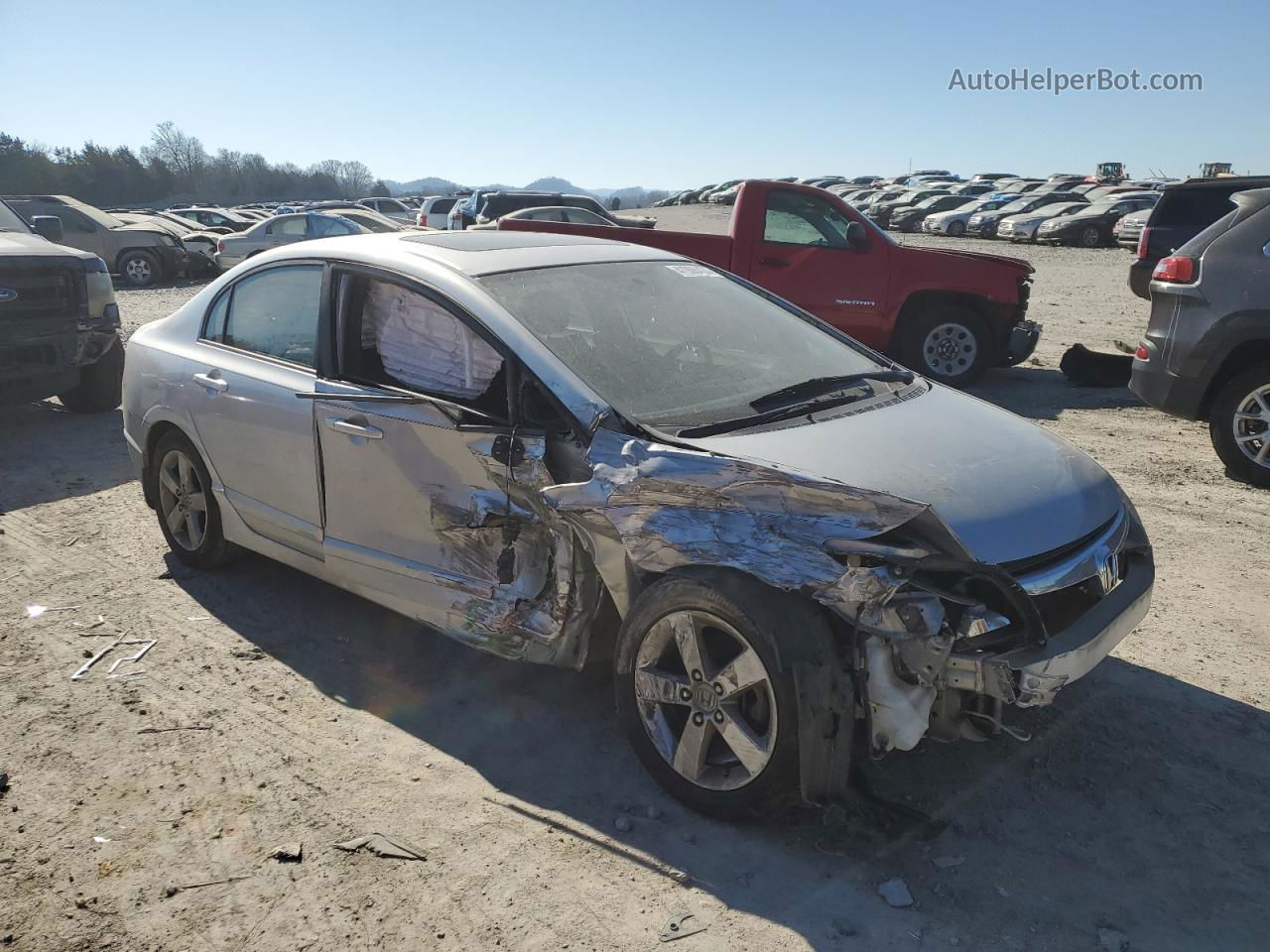 2008 Honda Civic Exl Silver vin: 2HGFA16938H342246