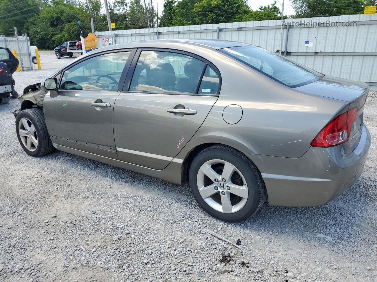 2008 Honda Civic Exl Gray vin: 2HGFA16948H344362