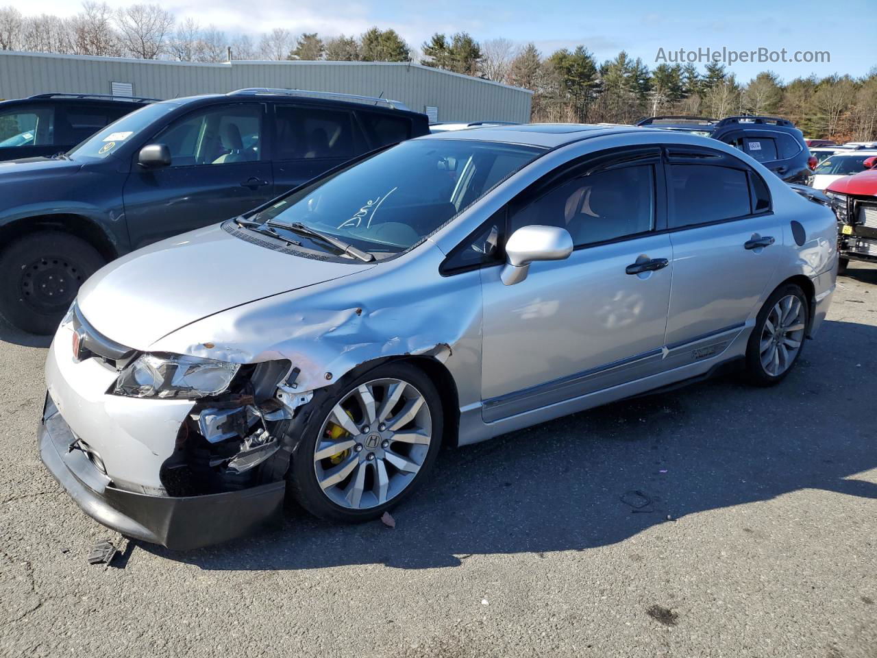 2008 Honda Civic Exl Silver vin: 2HGFA16958H512428